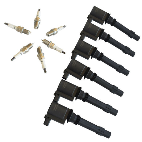 Ignition Coil Pack Spark Plugs Fit For Territory SX SY Falcon Fairlane BA BF LTD XR6 ICKIT-FD002M - Machter