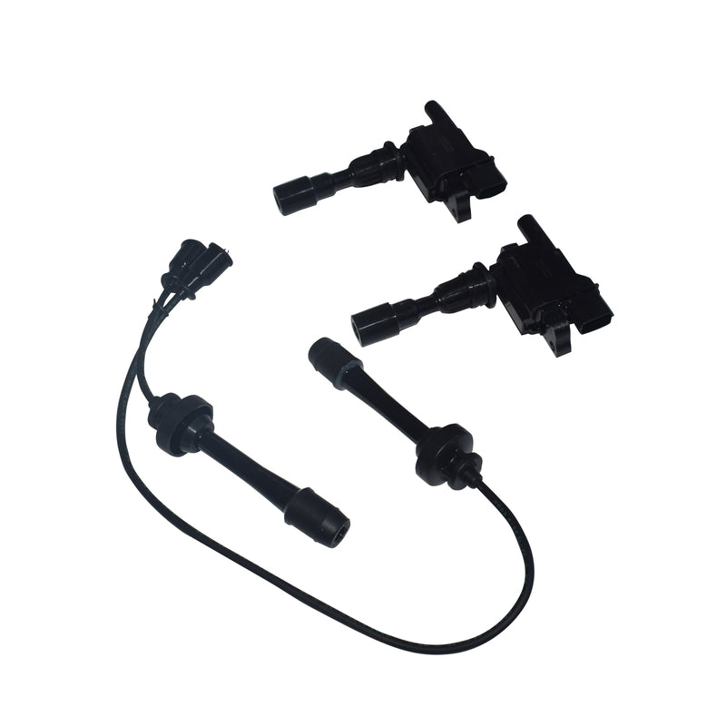 Ignition Coils & Gun Leads Fit For Ford Laser Mazda 323 Astina Protege 1.8L ICKIT-FD003 - Machter