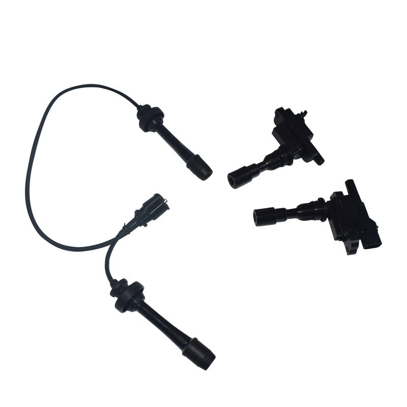 Ignition Coils & Gun Leads Fit For Ford Laser Mazda 323 Astina Protege 1.8L ICKIT-FD003 - Machter