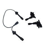Ignition Coils & Gun Leads Fit For Ford Laser Mazda 323 Astina Protege 1.8L ICKIT-FD003 - Machter