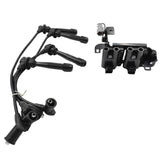 Ignition Coil Pack & Lead Kit Fit For Kia Cerato LD Rio JB For Hyundai Accent Getz TB L4 1.6L G4EC G4ED 2001-2011 ICKIT-HY001 - Machter