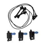 Ignition Coil & Ignition Lead Kit Fit For Lexus GS300 JZS160 IS300 JCE10 3.0L 2JZ-GE 6Cyl 24V 1997-2005 ICKIT-LX001 - Machter