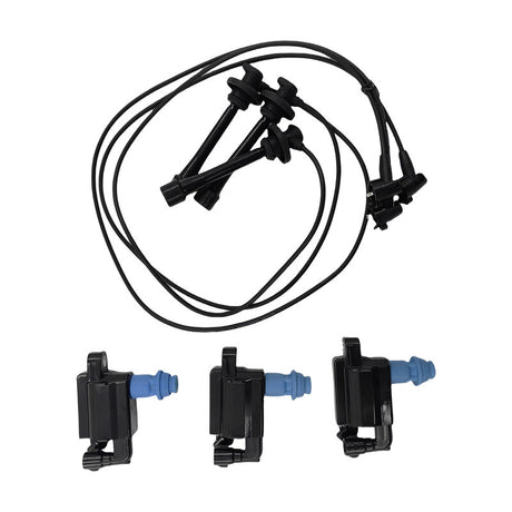 Ignition Coil & Ignition Lead Kit Fit For Lexus GS300 JZS160 IS300 JCE10 3.0L 2JZ-GE 6Cyl 24V 1997-2005 ICKIT-LX001 - Machter