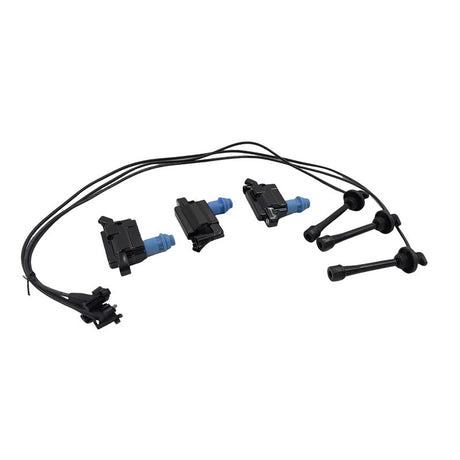 Ignition Coil & Ignition Lead Kit Fit For Lexus GS300 JZS160 IS300 JCE10 3.0L 2JZ-GE 6Cyl 24V 1997-2005 ICKIT-LX001 - Machter