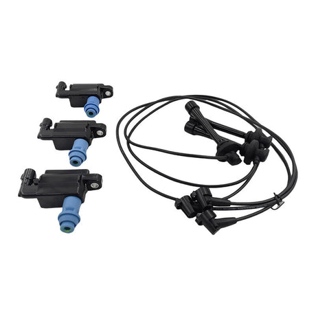 Ignition Coil & Ignition Lead Kit Fit For Lexus GS300 JZS160 IS300 JCE10 3.0L 2JZ-GE 6Cyl 24V 1997-2005 ICKIT-LX001 - Machter