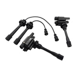 Ignition Coils Spark Plug Leads Service Kit Fit For Mitsubishi Lancer CE CG CH Outlander ZE 4 Cylinder 16V ICKIT-MB001 - Machter