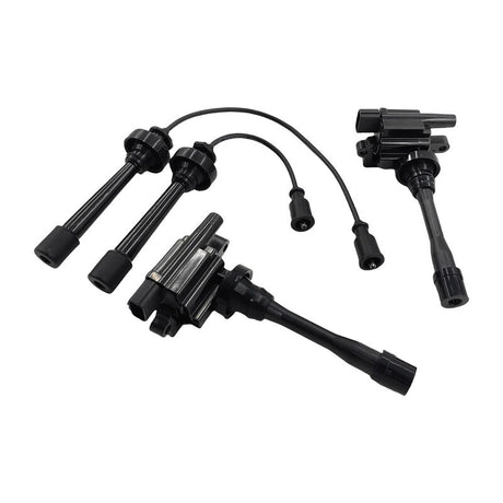 Ignition Coils Spark Plug Leads Service Kit Fit For Mitsubishi Lancer CE CG CH Outlander ZE 4 Cylinder 16V ICKIT-MB001 - Machter
