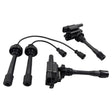 Ignition Coils Spark Plug Leads Service Kit Fit For Mitsubishi Lancer CE CG CH Outlander ZE 4 Cylinder 16V ICKIT-MB001 - Machter