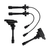 Ignition Coils Spark Plug Leads Service Kit Fit For Mitsubishi Lancer CE CG CH Outlander ZE 4 Cylinder 16V ICKIT-MB001 - Machter