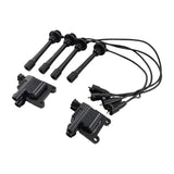 Ignition Coil & Top Gun Lead Kit Fit For Toyota Hilux RZN149R RZN169R 2.7L 3RZ-FE 4 Cylinder MPFi 16V 1997-2005 ICKIT-TA001 - Machter