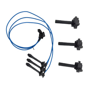 Ignition Coil & Top Gun Lead Kit Fit For Toyota Avalon MCX10R Camry MCV20R MCV36R Vienta MCV20R 1MZ-FE 3.0L ICKIT-TA002 - Machter