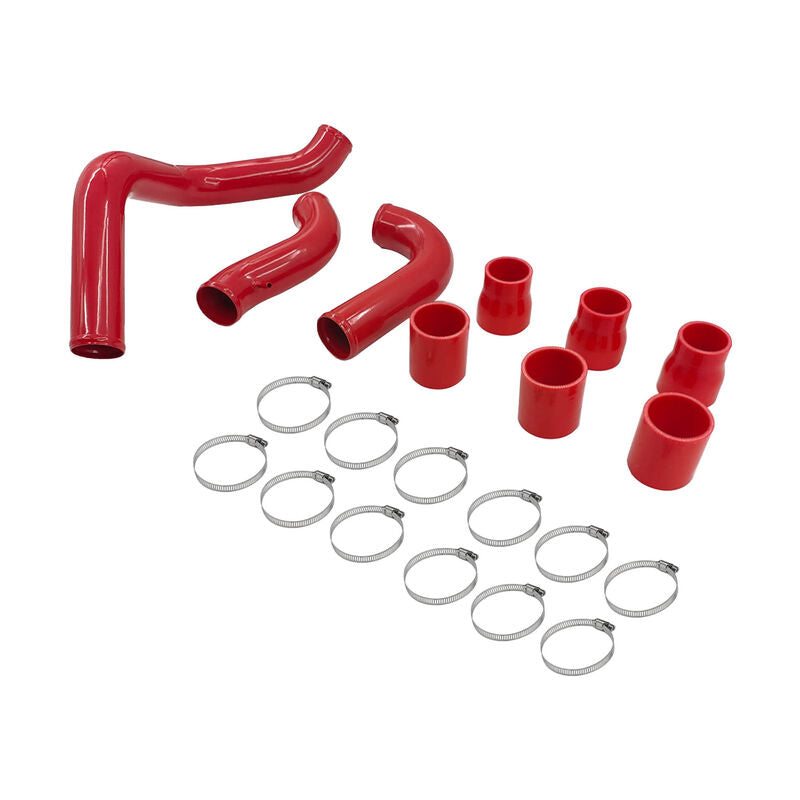 Intercooler Piping Kit With Joints & Clamps Red Fit For Nissan Navara D40 Turbo 2.5L YD25DDTI Engine 2005-2014 ICP-NS001-RED - Machter