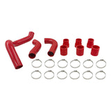 Intercooler Piping Kit With Joints & Clamps Red Fit For Nissan Navara D40 Turbo 2.5L YD25DDTI Engine 2005-2014 ICP-NS001-RED - Machter