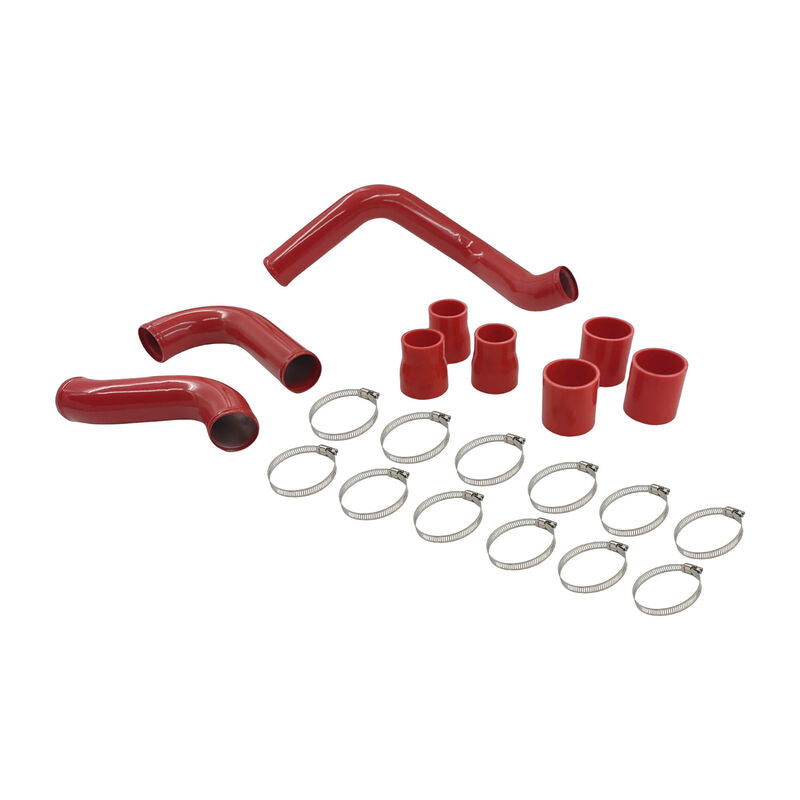 Intercooler Piping Kit With Joints & Clamps Red Fit For Nissan Navara D40 Turbo 2.5L YD25DDTI Engine 2005-2014 ICP-NS001-RED - Machter