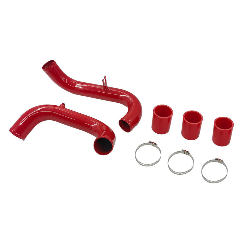 Intercooler Piping Kit With Joints & Clamps Red Fit For Nissan Navara D40 2.5L 140Kw YD25DDTi Engine Spain Built Only 2010-2014 ICP-NS004-RED - Machter