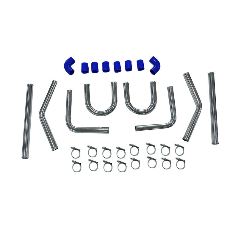 2Inch 51mm 2'' Universal Turbo Intercooler Piping Pipe Kit Aluminum Fit For All Turbo Projects ICP-UN20 - Machter