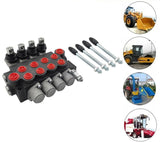4 Spool P40 Hydraulic Directional Control Valve Fit For Tractor Loader Wood Chipper Excavator Forklift ICV-P40 - Machter