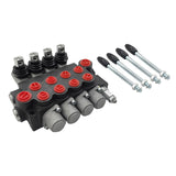 4 Spool P40 Hydraulic Directional Control Valve Fit For Tractor Loader Wood Chipper Excavator Forklift ICV-P40 - Machter