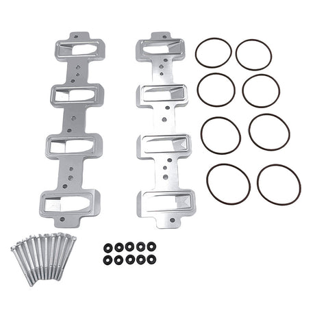 Aluminium Intake Manifold Adapter Plate Kit for LS Cathedral Port Cylinder Head - Machter