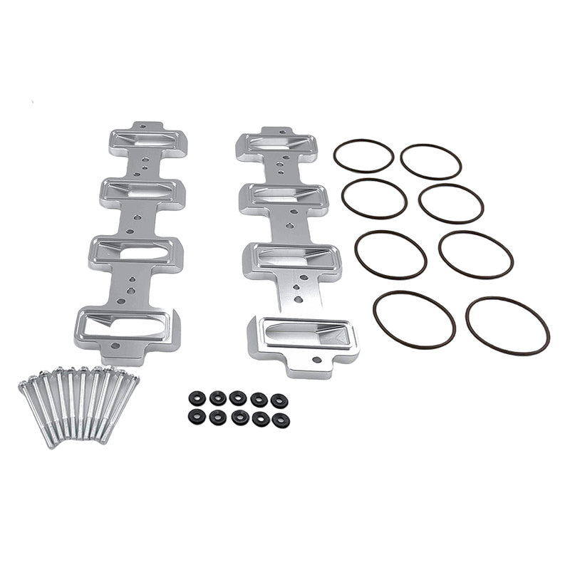 Aluminium Intake Manifold Adapter Plate Kit for LS Cathedral Port Cylinder Head - Machter