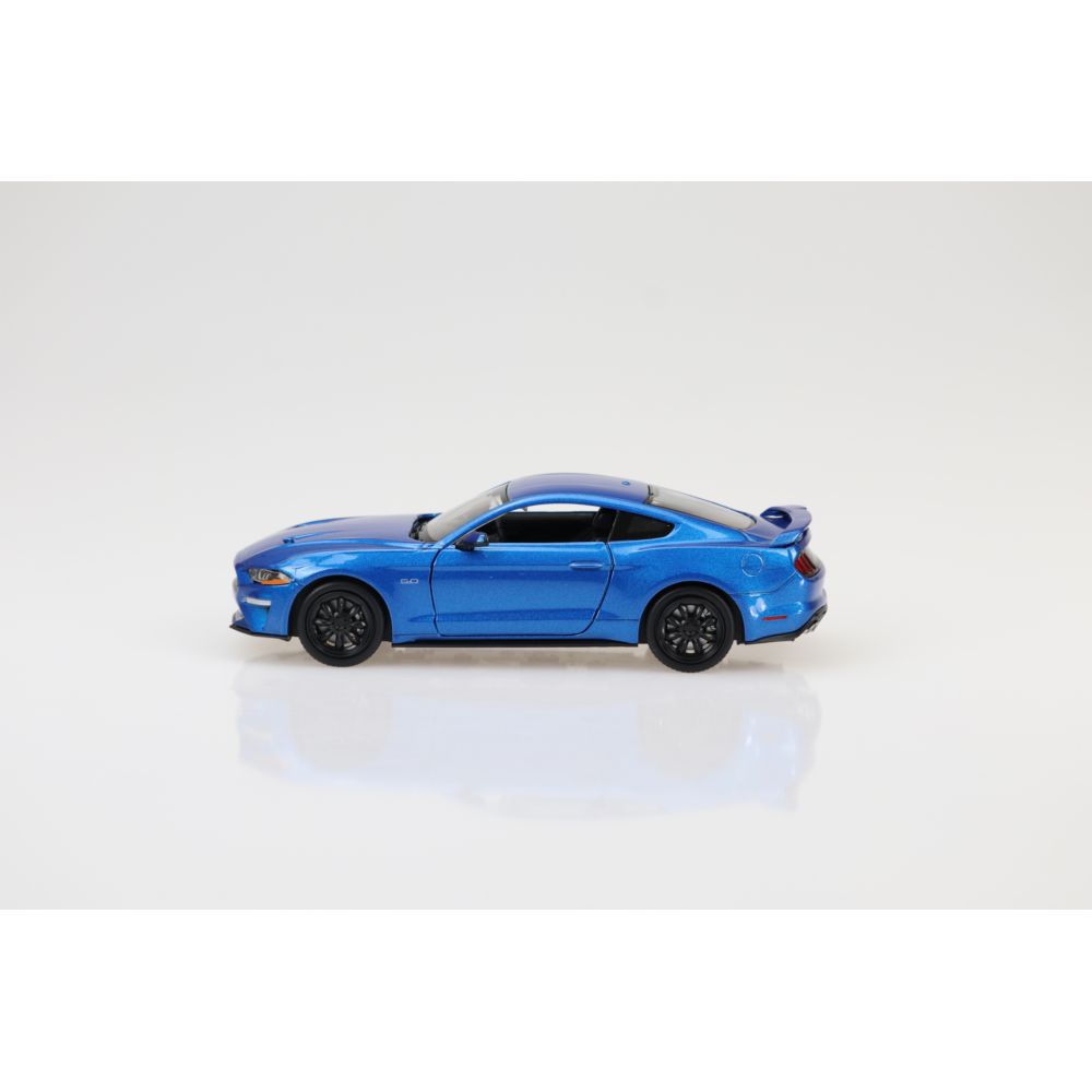 2018 Ford Mustang GT Right Hand Drive Blue Diecast Model Car 1:24 Scale (Approx. 18–20cm) Collectible | Universal Auto Spares