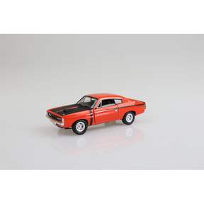 Chrysler Valiant Charger E38 Hot Red Street Fully Detailed Opening Front Doors Bonnet & Boot Diecast Model Car 1:32 Scale (Approx. 14–15cm) Collectible | Universal Auto Spares
