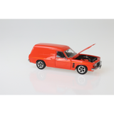 1975 Holden HJ Sandman Panelvan Mandarin Red Diecast Model Car 1:24 Scale (Approx. 18–20cm) Collectible | Universal Auto Spares