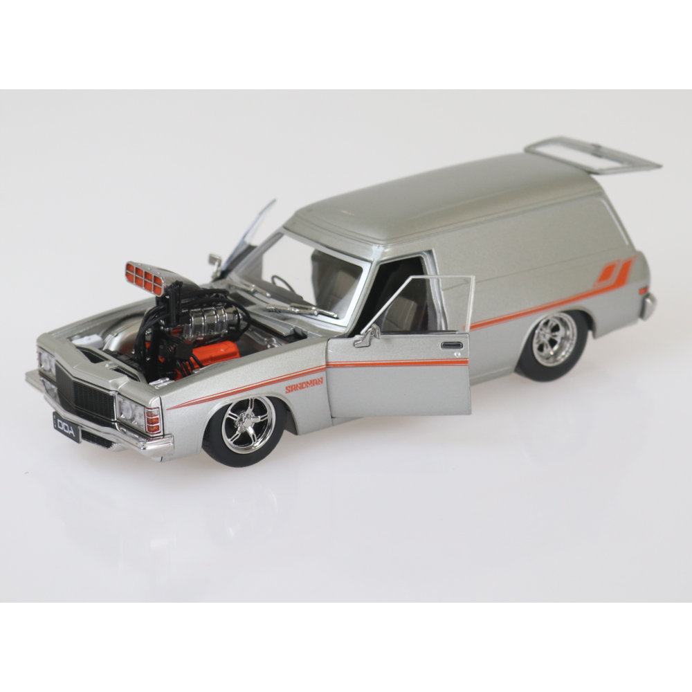 Holden HZ Panel Van Supercharged LS Engine Silver Diecast Model Car 1:24 Scale (Approx. 18–20cm) Collectible | Universal Auto Spares