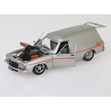 Holden HZ Panel Van Supercharged LS Engine Silver Diecast Model Car 1:24 Scale (Approx. 18–20cm) Collectible | Universal Auto Spares