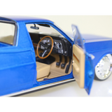 Ford XY Falcon Ute Custom Supercharged Barra Engine Blue Diecast Model Car 1:24 Scale (Approx. 18–20cm) Collectible | Universal Auto Spares