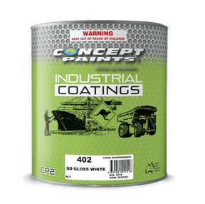 Quickdry Enamels Gloss White 1L & 4L - Concept Paints