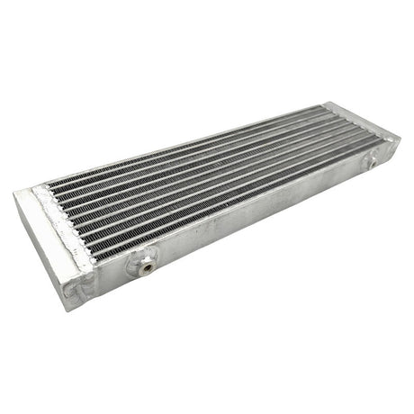 Oil Cooler Universal Dual Pass Bar & Plate 18.5 x 5.5 x 1.58 Core Large Silver 01EGB052ASL INTERC-001-SIL - Machter