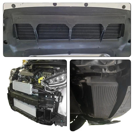 Oil Cooler Universal Dual Pass Bar & Plate 18.5 x 5.5 x 1.58 Core Large Silver 01EGB052ASL INTERC-001-SIL - Machter
