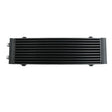 Universal Dual Pass Bar & Plate Oil Cooler 18.5"x5.5"x1.58" Core Black Large 01EGB052ASL INTERC-001 - Machter