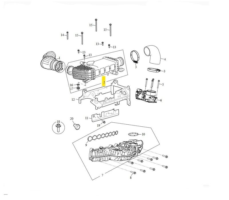 Intercooler Water Charge Air Cooler Fit For LDV Deliver 9 SC20M I4 16V C00184433 2020-ON INTERC-LDV003 - Machter