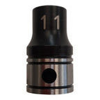 Dual Action 11mm 1/2" Drive Thin Wall Impact Socket - Action Industrial