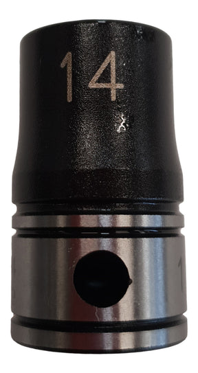 Dual Action 14mm 1/2" Drive Thin Wall Impact Socket - Action Industrial