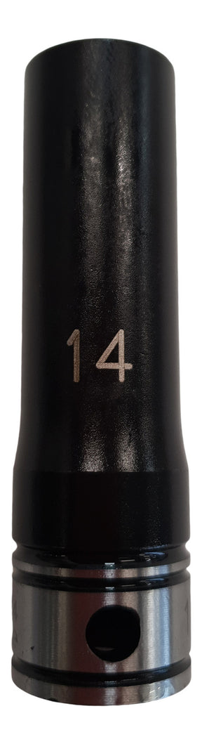 Dual Action 14mm 1/2 DR 6PT Thin Wall Deep Socket - Action Industrial