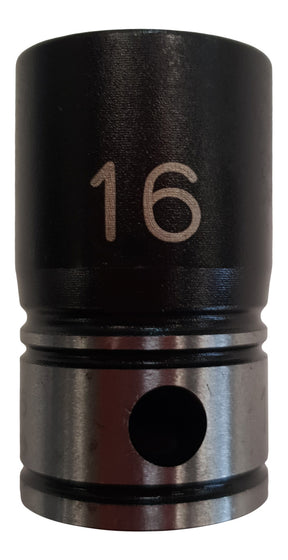 Dual Action 16mm 1/2" Drive Thin Wall Impact Socket - Action Industrial