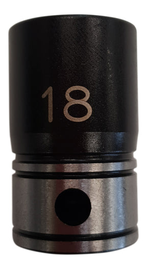 Dual Action 18mm 1/2" Drive Thin Wall Impact Socket - Action Industrial