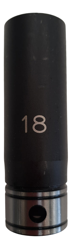 Dual Action 18mm 1/2 DR 6PT Thin Wall Deep Socket - Action Industrial
