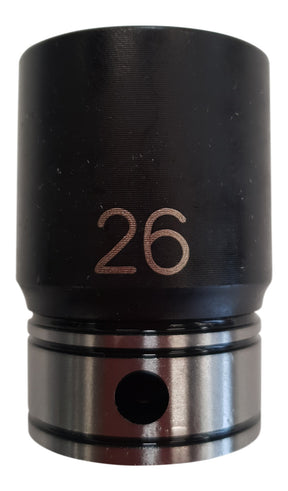 Dual Action 26mm 1/2" Drive Thin Wall Impact Socket - Action Industrial
