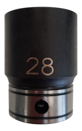 Dual Action 28mm 1/2" Drive Thin Wall Impact Socket - Action Industrial