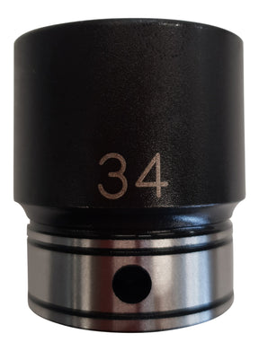 Dual Action 34mm 1/2" Drive Thin Wall Impact Socket - Action Industrial