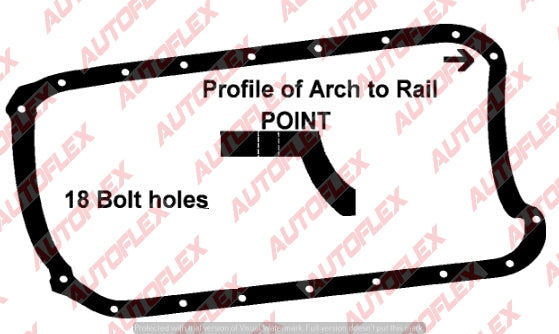 Oil Pan Gasket JH018 - AUTOFLEX | Universal Auto Spares