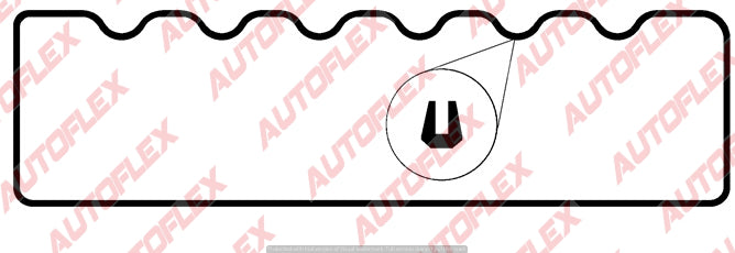 Rocker Cover Gasket JN304 - AUTOFLEX | Universal Auto Spares