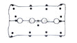 Rocker Cover Gasket Set JN691K - AUTOFLEX