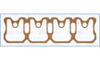 Suitable For JEP 2.5 TD ENC V/COVER Gasket JP068 - Permaseal | Universal Auto Spares
