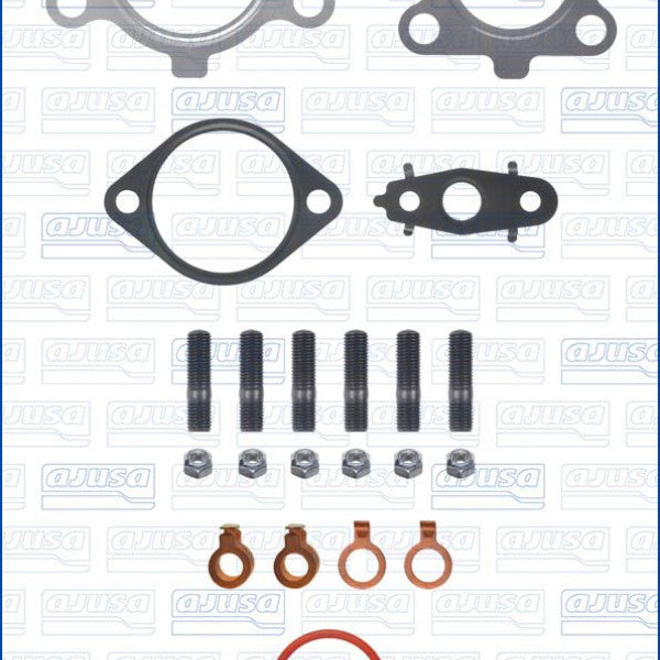 Turbocharger Kit TURBO SET TOYOTA 1VDFTV TWIN L JTC12422 - AJUSA