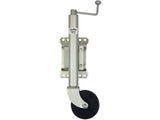 Jockey Wheel Swivel Bracket & 6" Solid Rubber Tyre 340KG Rated - AUTOKING